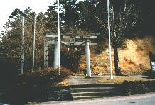赤蔵神社の鳥居