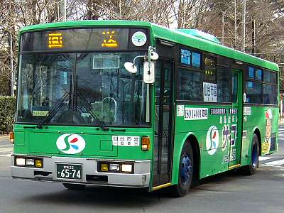 青葉区青葉山　二高・宮城県美術館前付近にて