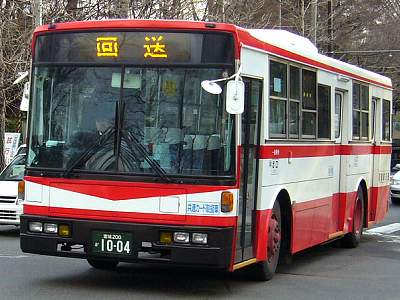 青葉区青葉山　二高・宮城県美術館前停留所付近