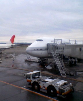 北海道行きの飛行機