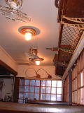 北浜駅喫茶「停車場」の天井