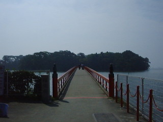 松島　赤い橋