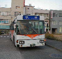 枕崎駅にて、鹿児島交通バス
