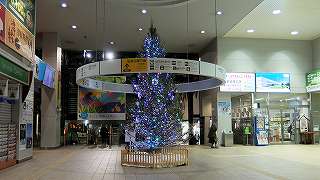 弘前駅クリスマスツリー