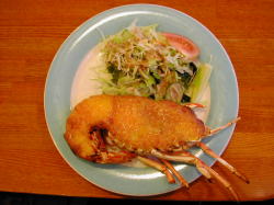 宮古島の特産でもある伊勢海老を使った料理