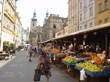 プラハ旧市街裏通り