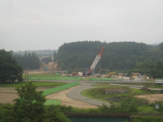 現在の海峡線と北海道新幹線の接続点