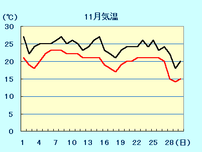 11月気温