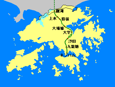 九広鉄道路線図