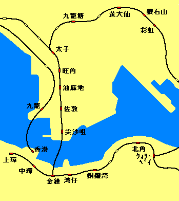 地下鉄市内路線図