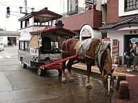 市内観光用の蔵馬車
