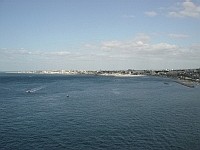 舞子海上プロムナードからの眺め(明石市方面)