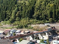 飛騨神岡駅遠景