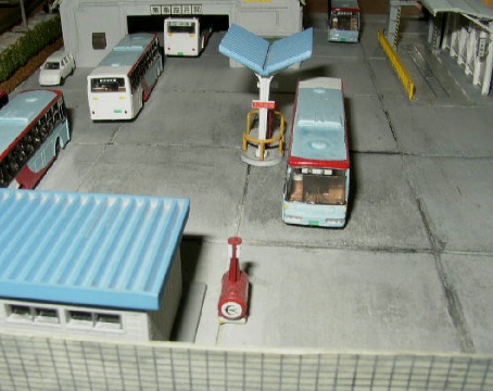 バス車庫です