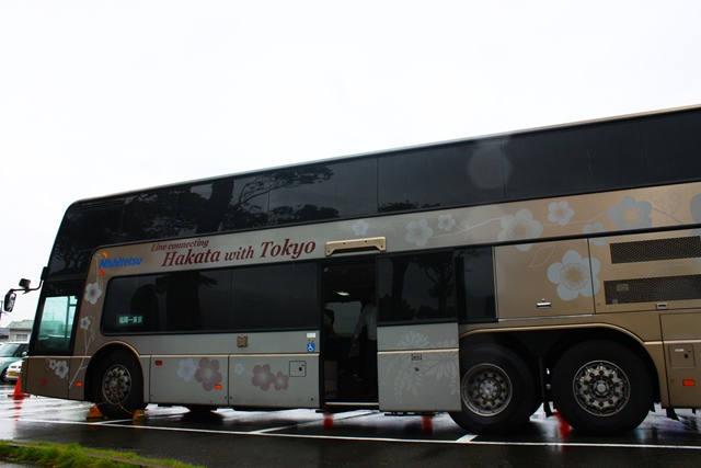 那珂川バス祭りで公開されるはかた号