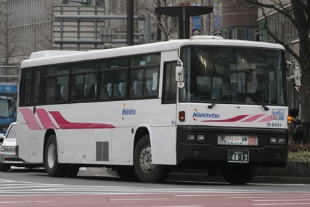 西鉄の急行バス、赤間急行.JPG