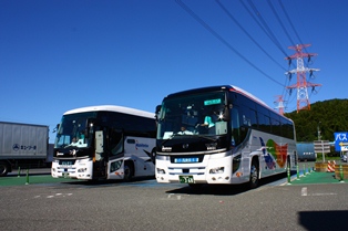 西鉄バス、高速バス。基山