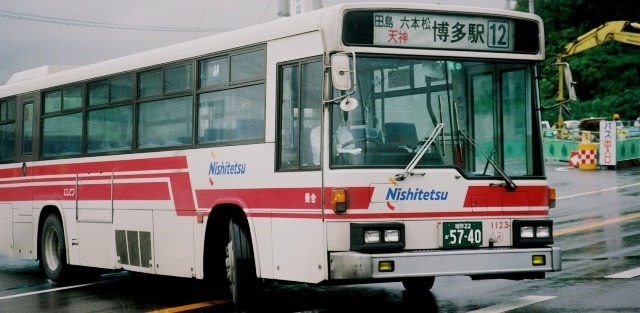 西鉄バス1123,KC-LV380N,片江営業所_12番