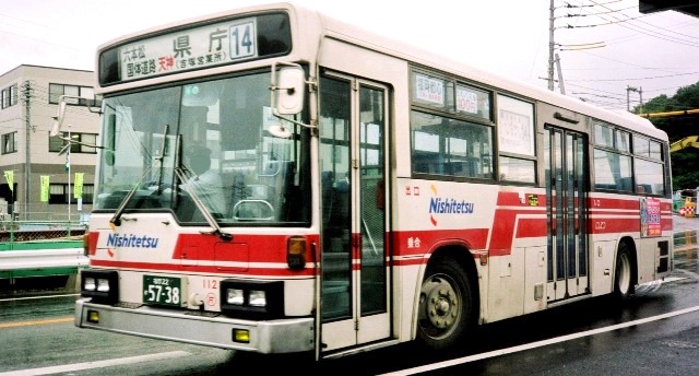 西鉄バス1121,KC-LV380N,片江営業所