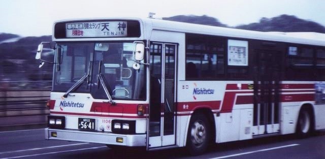 西鉄バス1106,KC-LV380N,宇美営業所