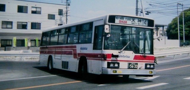 西鉄バス1101,KC-LV380N,片江営業所