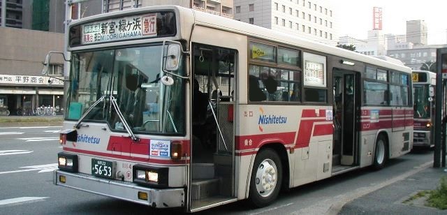 西鉄バス1114,KC-LV380N,新宮営業所