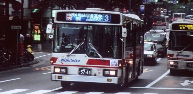 西鉄バス1126,KC-LV380N,脇山営業所_3番特快