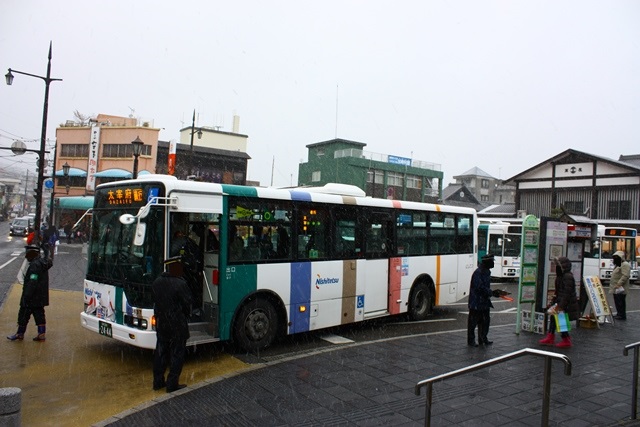 正月の西鉄バス臨時、直行太宰府行