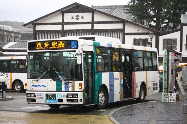 太宰府ライナーバス旅人、西鉄バス月の浦9875