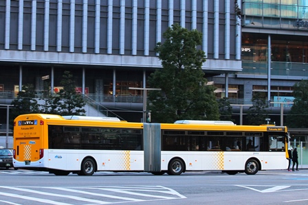 西鉄バス,0101,連節バス,愛宕浜,福岡都心BRT