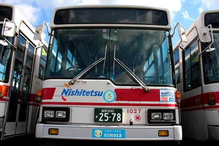 西鉄バス,1027,赤バス,雑餉隈,58<C