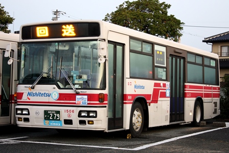 西鉄バス,1506,赤バス,土井