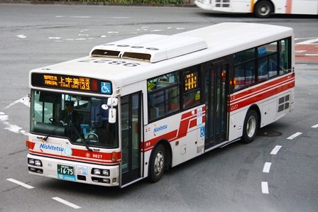 西鉄バス,9827,赤バス,宇美