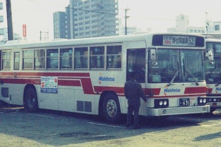 西鉄バス,7862,赤バス,久留米