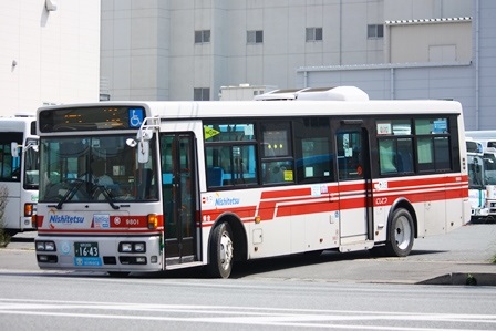 西鉄バス,9801,赤バス,雑餉隈,中ロン