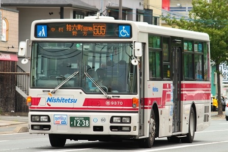 西鉄バス,9370,赤バス,壱岐
