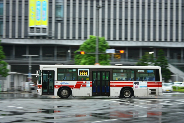撮りバス、福岡、流し撮り
