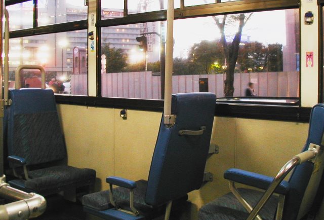 西鉄バス,対面,座席,シート