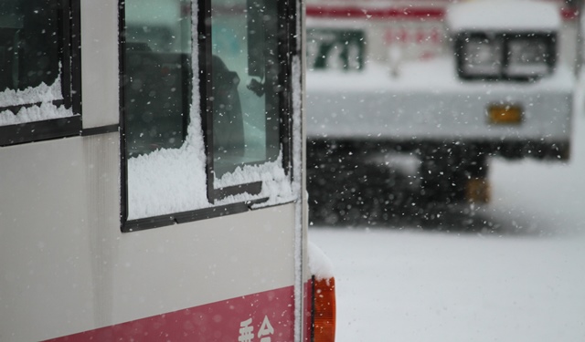 西鉄バス,福岡,雪,JPG