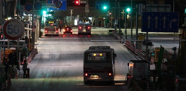 雪と西鉄バス