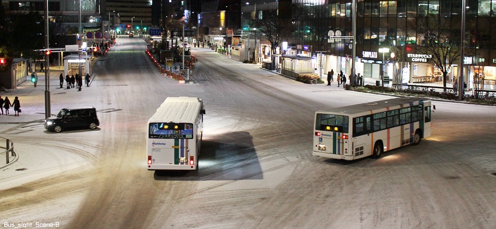 西鉄バスと大雪.JPG
