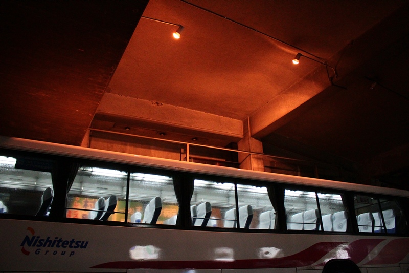 後藤寺バスセンターの屋根