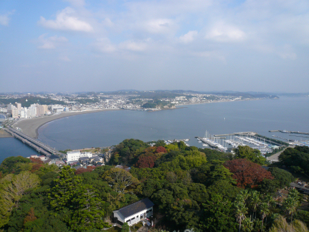 江の島展望灯台からの眺め