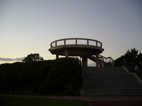 鍋冠山公園の展望台