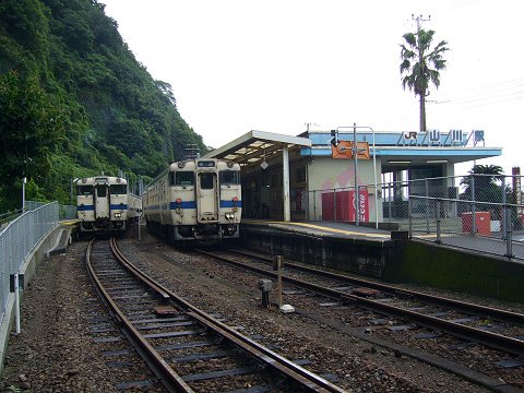 山川駅と指宿枕崎線