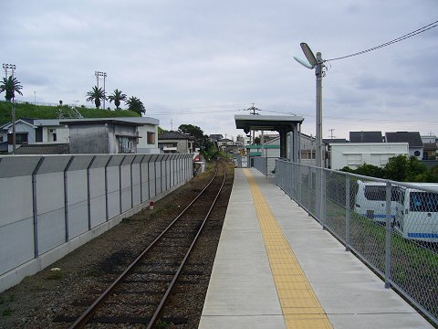 枕崎駅ホーム