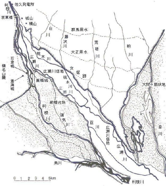 古利根川地図