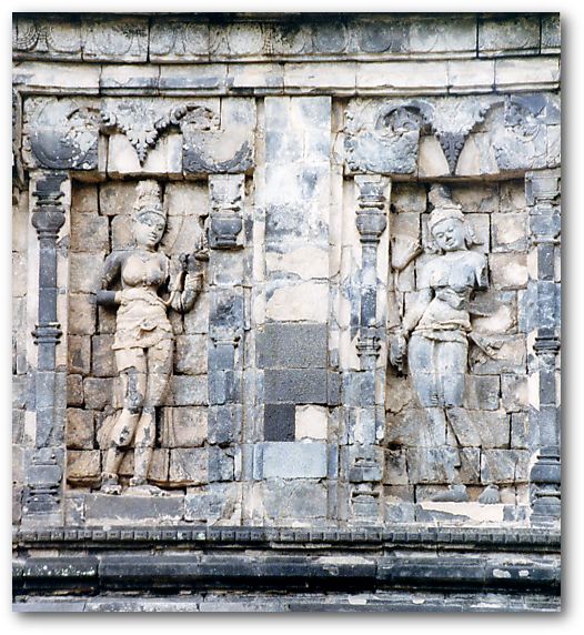 サリ寺院(3)：ジャワの寺院(遺跡)：インドネシア