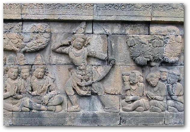 ボロブドゥール寺院(4)(ユネスコ世界遺産)：ジャワの寺院(遺跡)：インドネシア