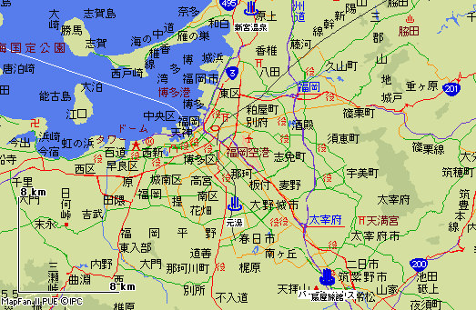 Fukuoka Map